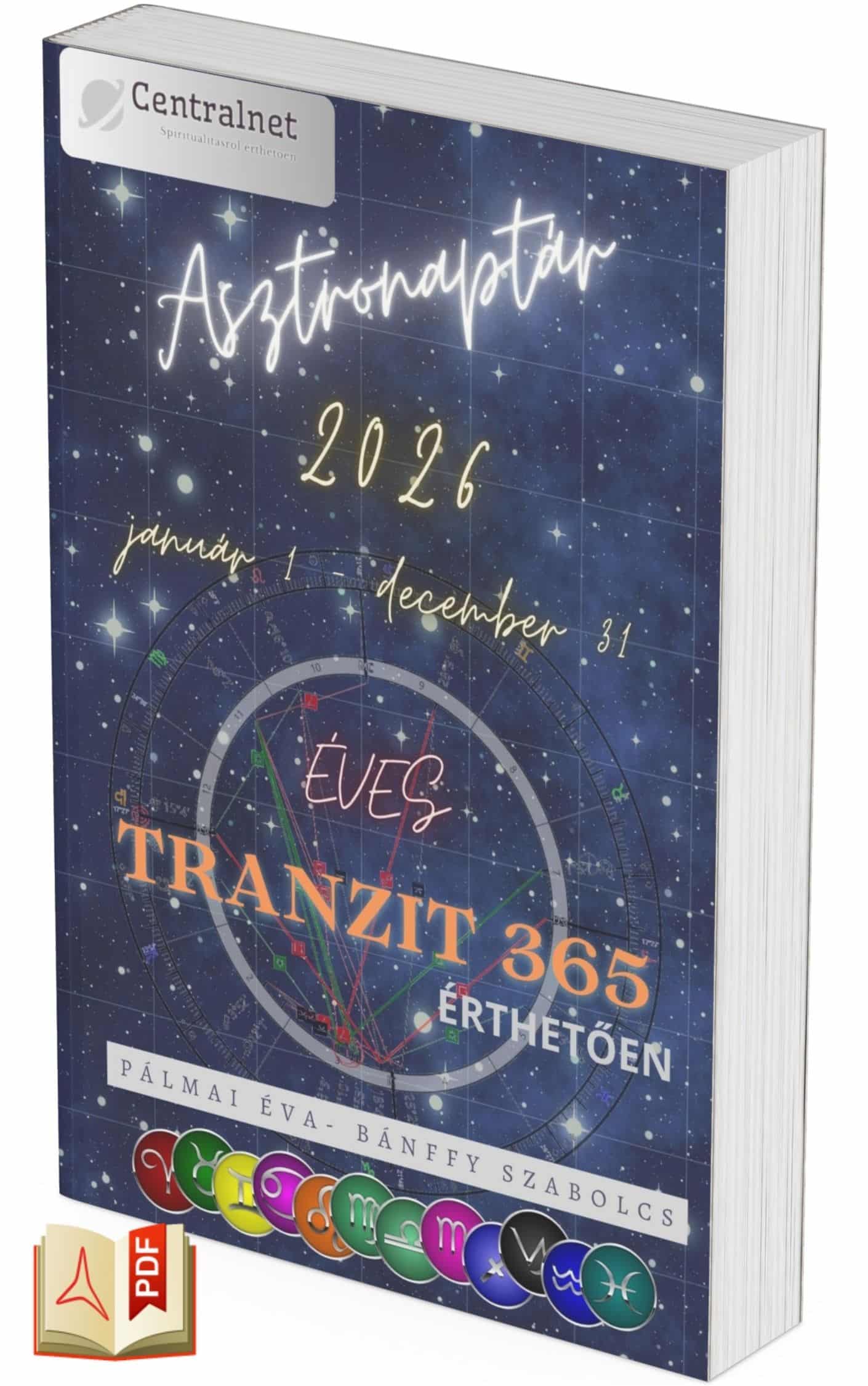 Tranzit 365 - Asztronaptár (2026 január-december)
